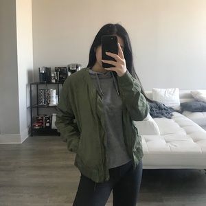 Army green jacket